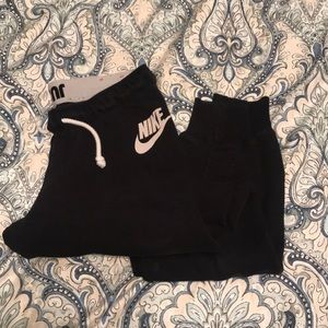 Black NIKE sweatpants